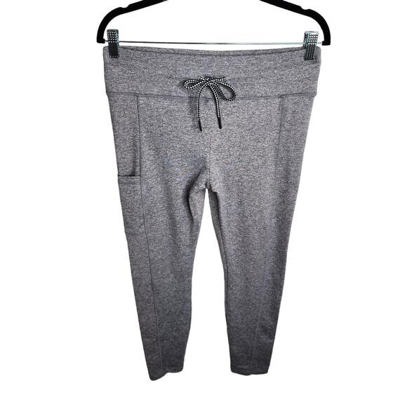 Celestial Bodiez Scrunch Butt Drawstring Leggings Womens XL Heathered Light Gray - Picture 1 of 7